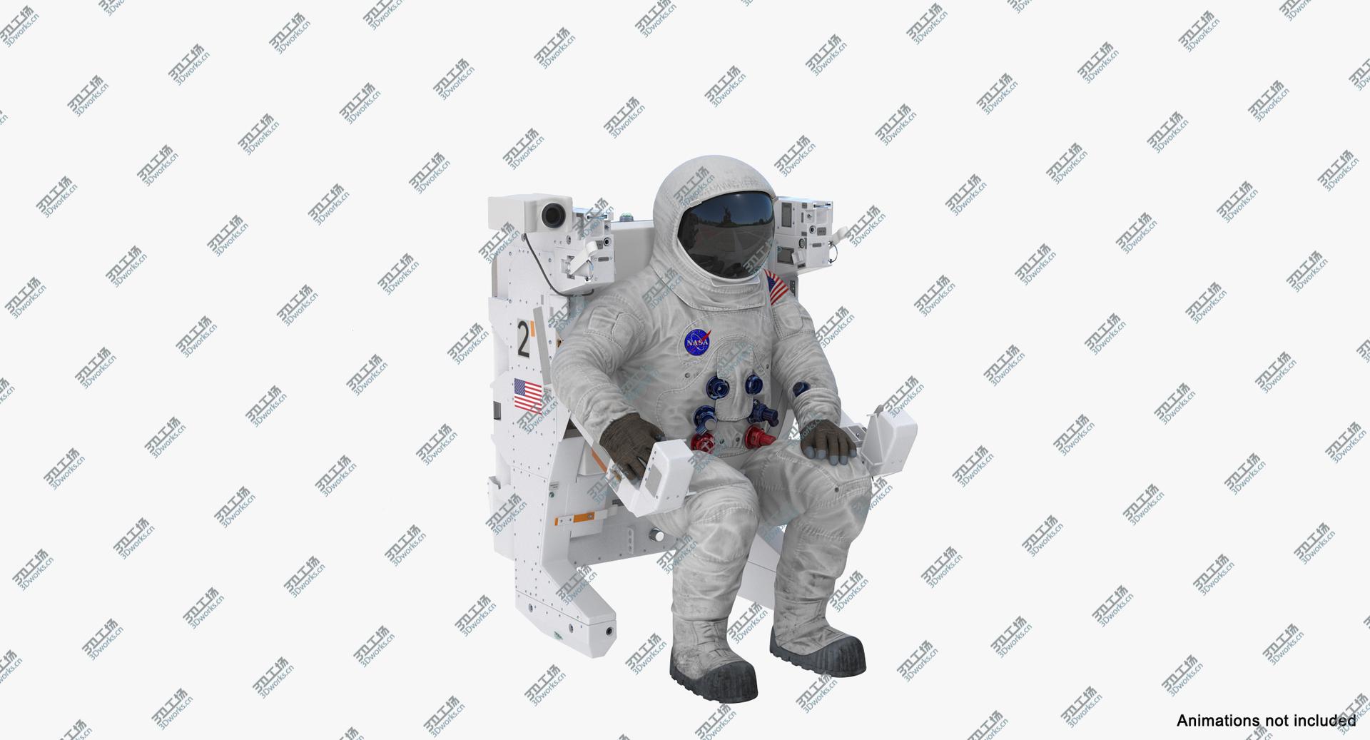 images/goods_img/2021040233/Rigged Astronauts Collection 5 for Maya 3D model/4.jpg